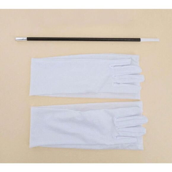 🤍✨ 6PCS 1920s White Accessories Flapper Great Gatsby Retro Costume Set NEW - Picture 9 of 16